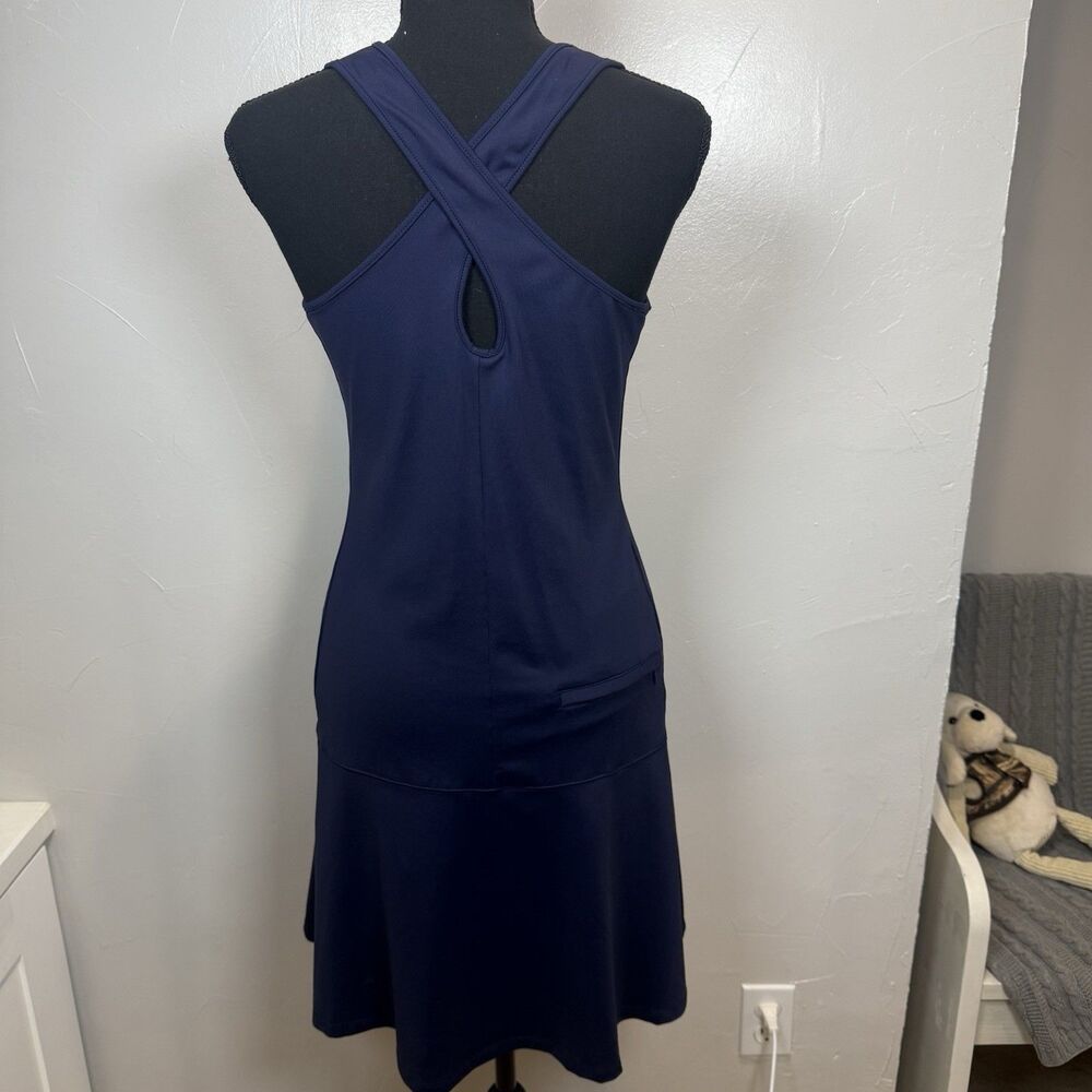 J. McLaughlin Tallula Dress Blue Size Small Catalina Cloth Summer Athleisure NWT - Picture 8 of 16